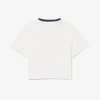 コントラストバッジ コットンTシャツ