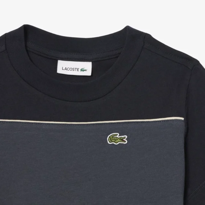コットン カラーブロック Tシャツ