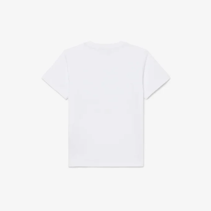 クロコダイルプリントコットンTシャツ