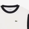 コントラストトリム コットンTシャツ