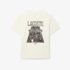 プリント入り厚手コットンTシャツ プリント入り厚手コットンTシャツ