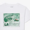 グラフィックプリントコットンTシャツ