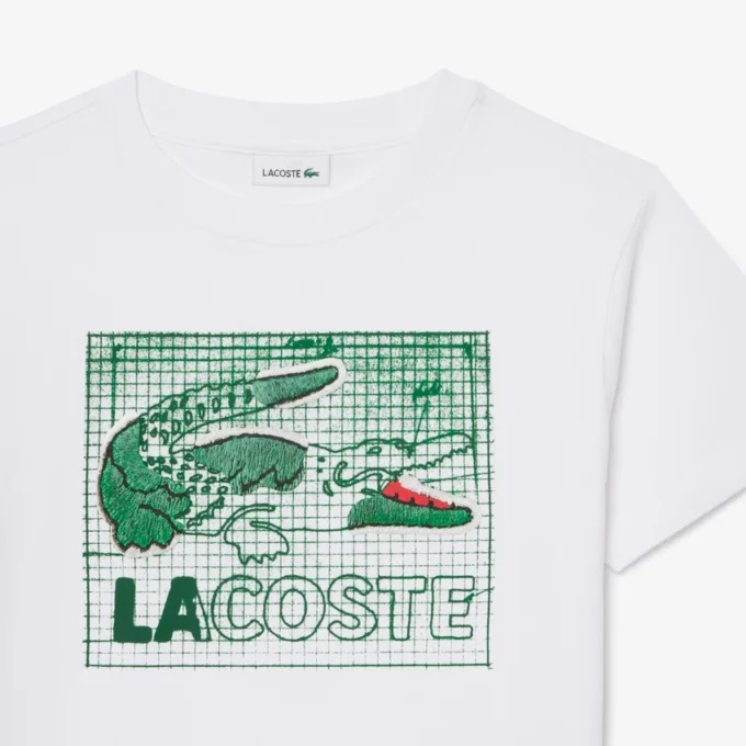 グラフィックプリントコットンTシャツ