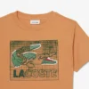 グラフィックプリントコットンTシャツ