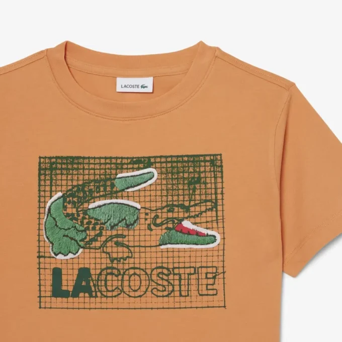 グラフィックプリントコットンTシャツ