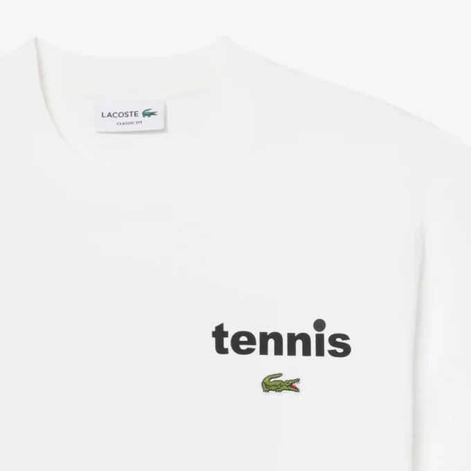 プリントコットンTシャツ