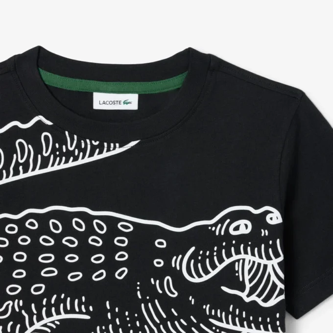 プリントコットンTシャツ