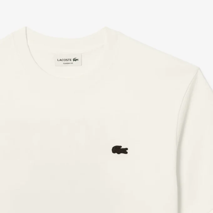 プリント入り厚手コットンTシャツ プリント入り厚手コットンTシャツ