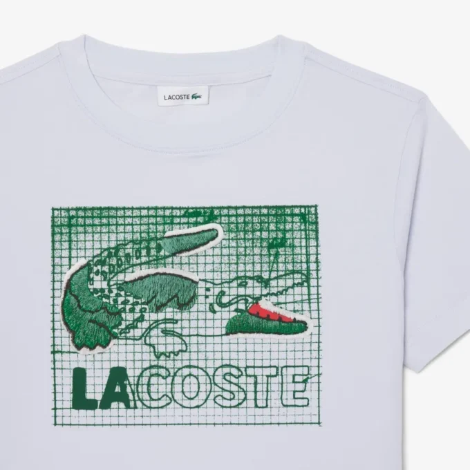 グラフィックプリントコットンTシャツ