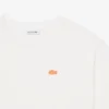 クロコダイルプリントコットンTシャツ