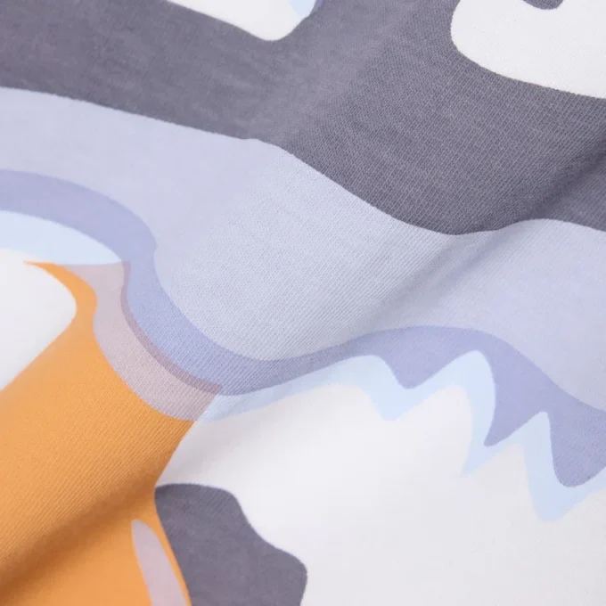 クロコダイルプリントコットンTシャツ