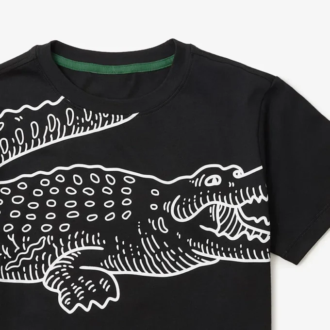 プリントコットンTシャツ