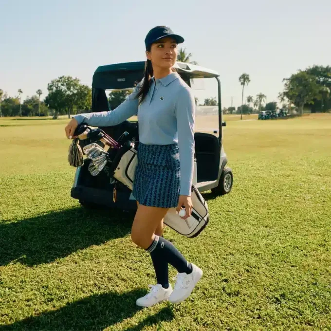 レディース T-Clip Golf レザーゴルフシューズ