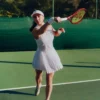 ライナー付きUltra Dryストレッチテニスワンピース