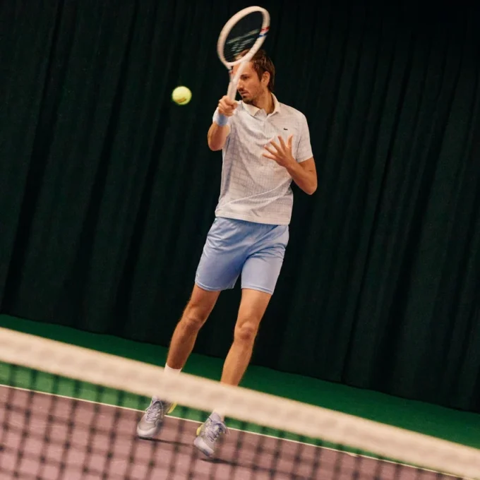 メンズ Lacoste Tennis × ダニール・メドベージェフ ポロシャツ メンズ Lacoste Tennis × ダニール・メドベージェフ ポロシャツ