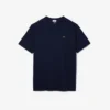 メンズ トールフィット リブ編みVネック コットンTシャツ メンズ トールフィット リブ編みVネック コットンTシャツ
