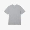 メンズ トールフィット リブ編みVネック コットンTシャツ メンズ トールフィット リブ編みVネック コットンTシャツ
