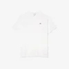 メンズ トールフィット リブ編みVネック コットンTシャツ メンズ トールフィット リブ編みVネック コットンTシャツ