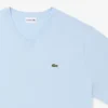 メンズ トールフィット リブ編みVネック コットンTシャツ メンズ トールフィット リブ編みVネック コットンTシャツ