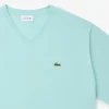 メンズ ビッグフィット Vネック ピマTシャツ