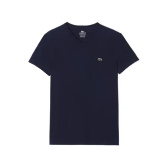 ピマコットン製VネックTシャツ