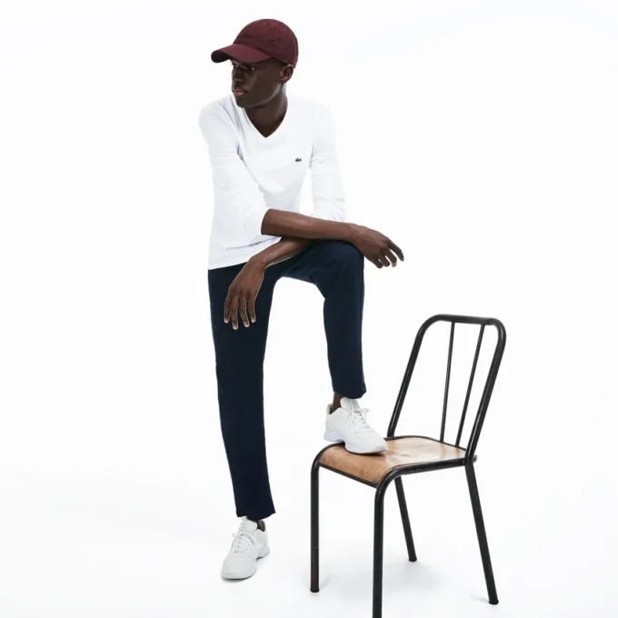 メンズ 軽量ピマコットン VネックTシャツ メンズ 軽量ピマコットン VネックTシャツ